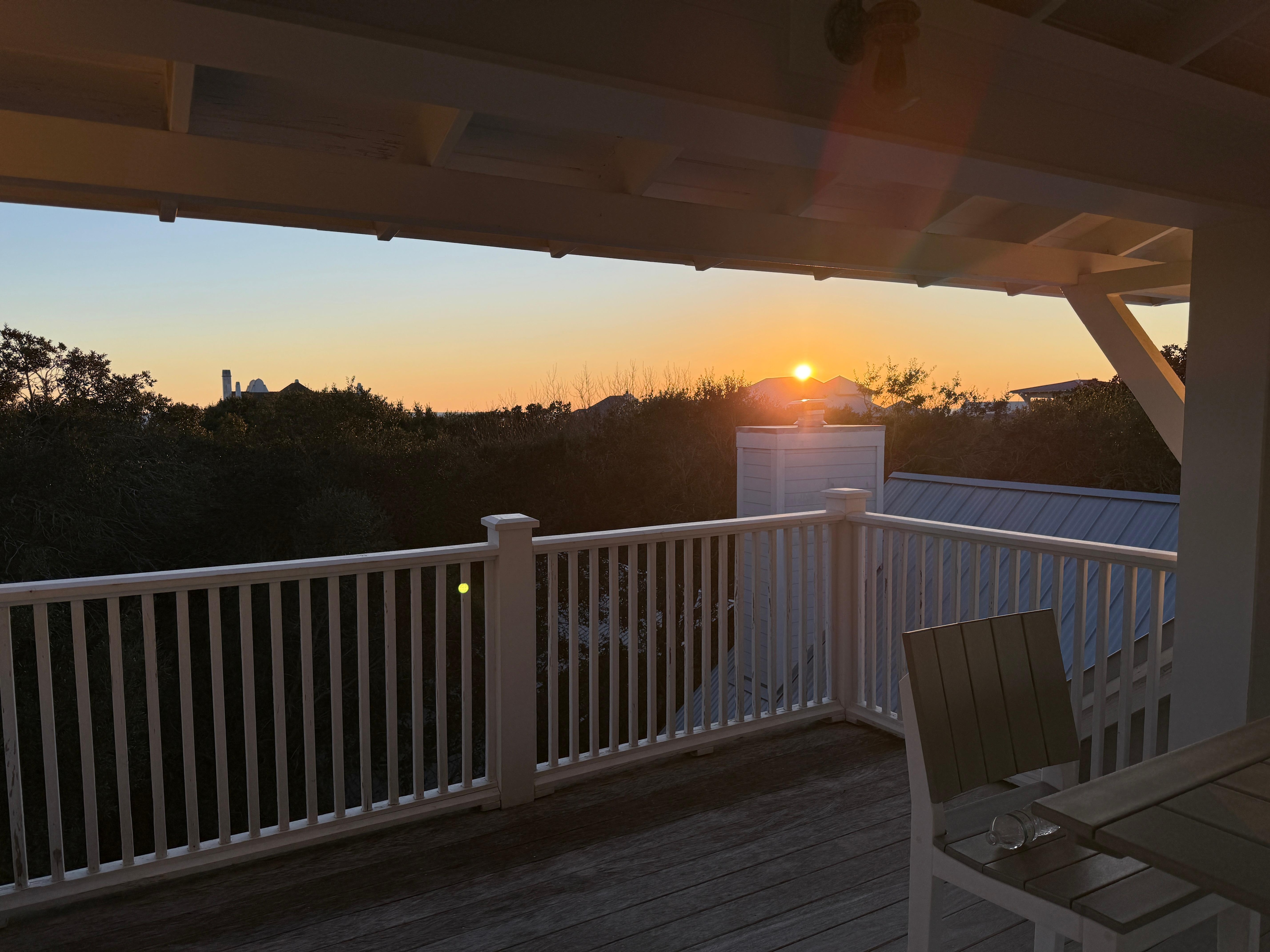 Sunset views from the observation tower. 