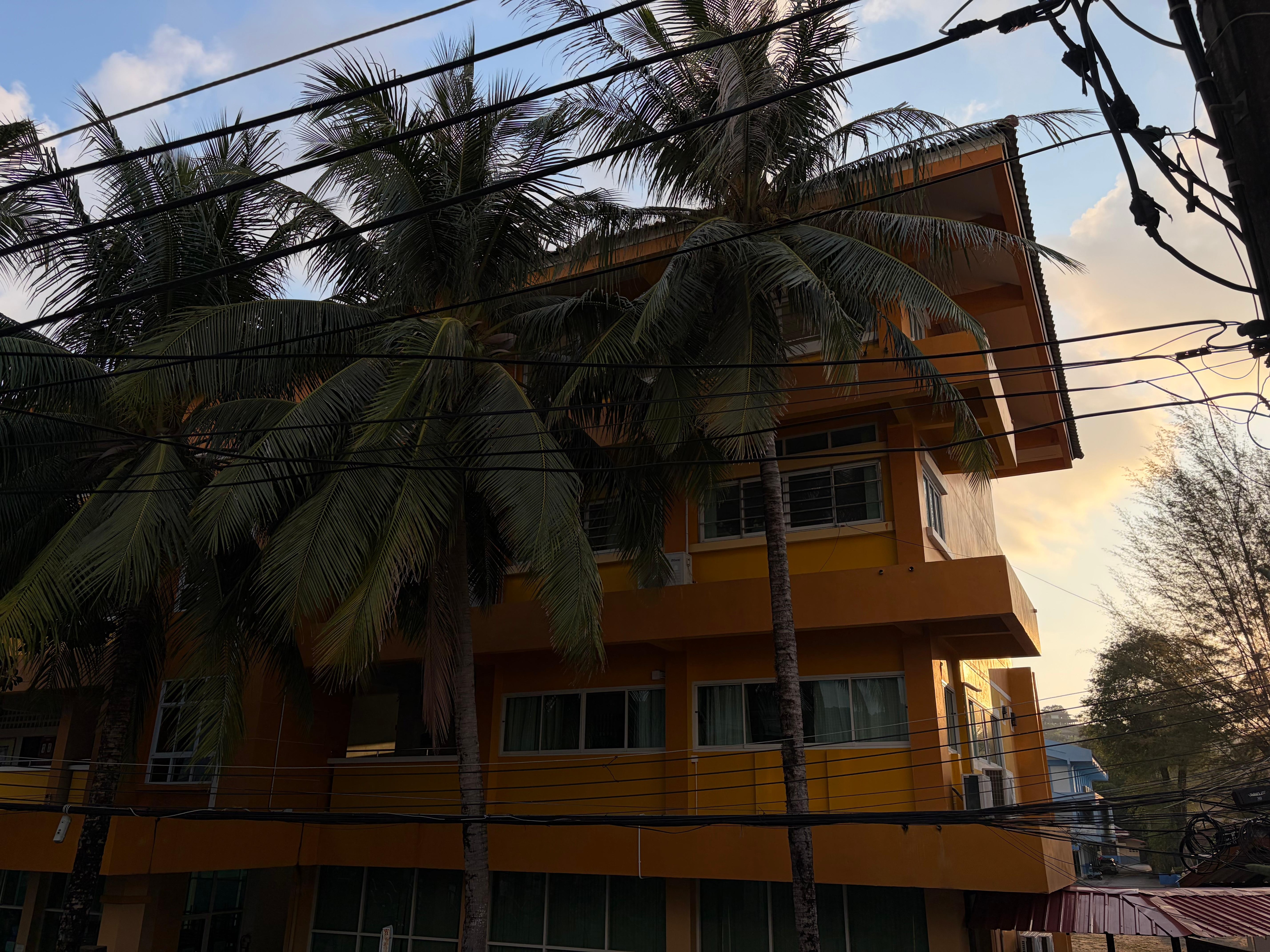 View from the common balcony