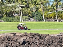 Golf course from patio