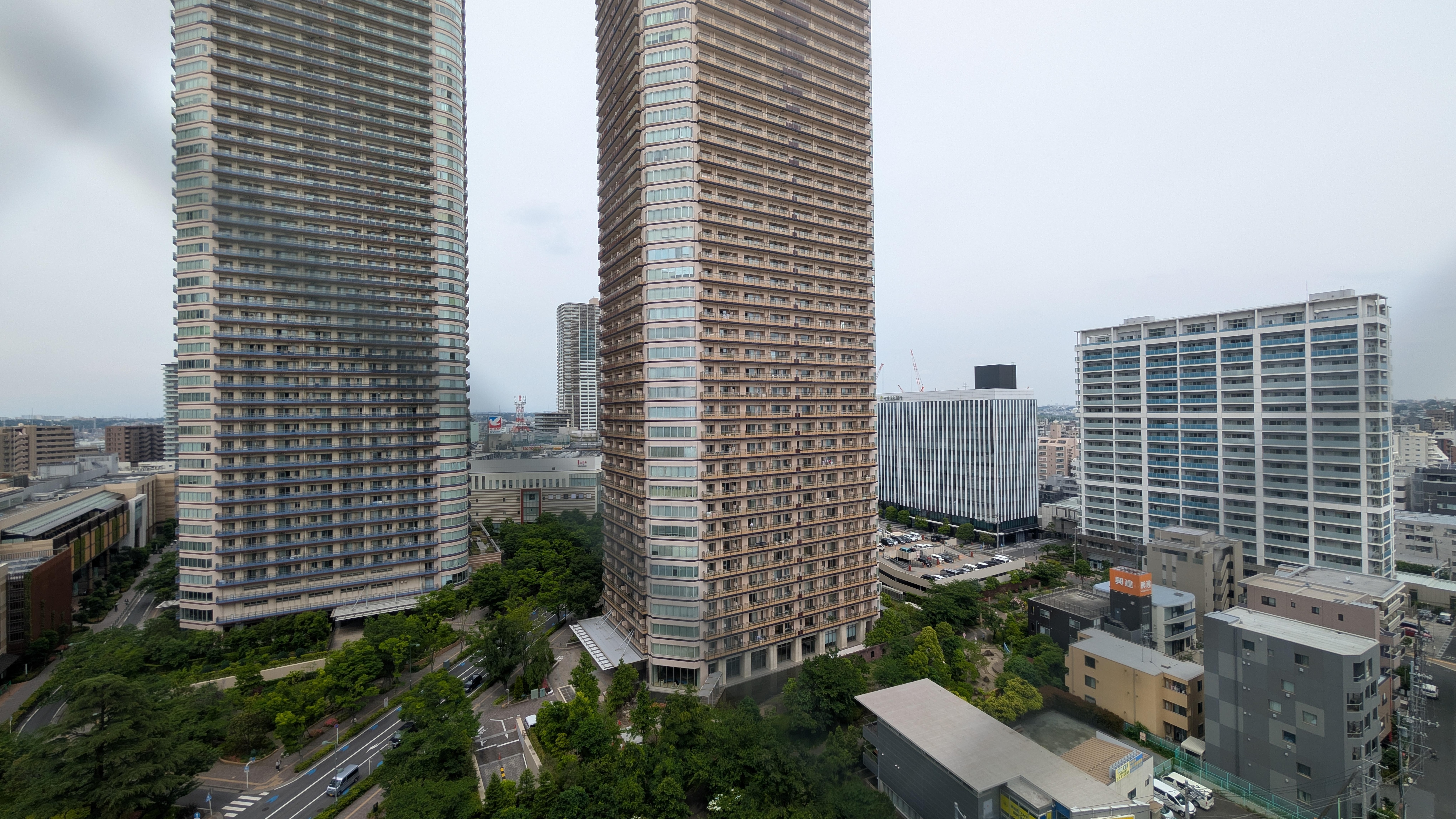 View from elevator lobby 