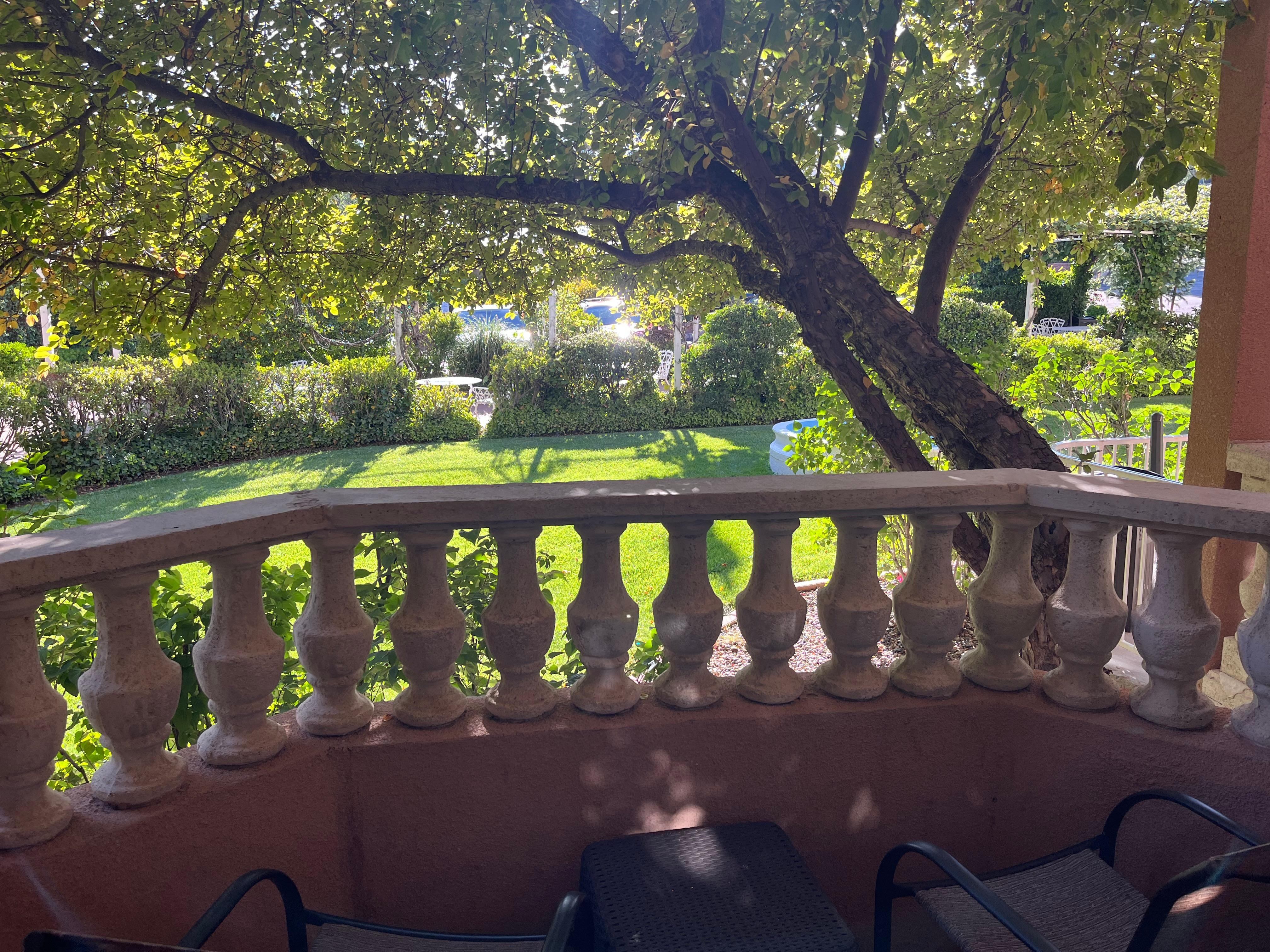 Patio off our room