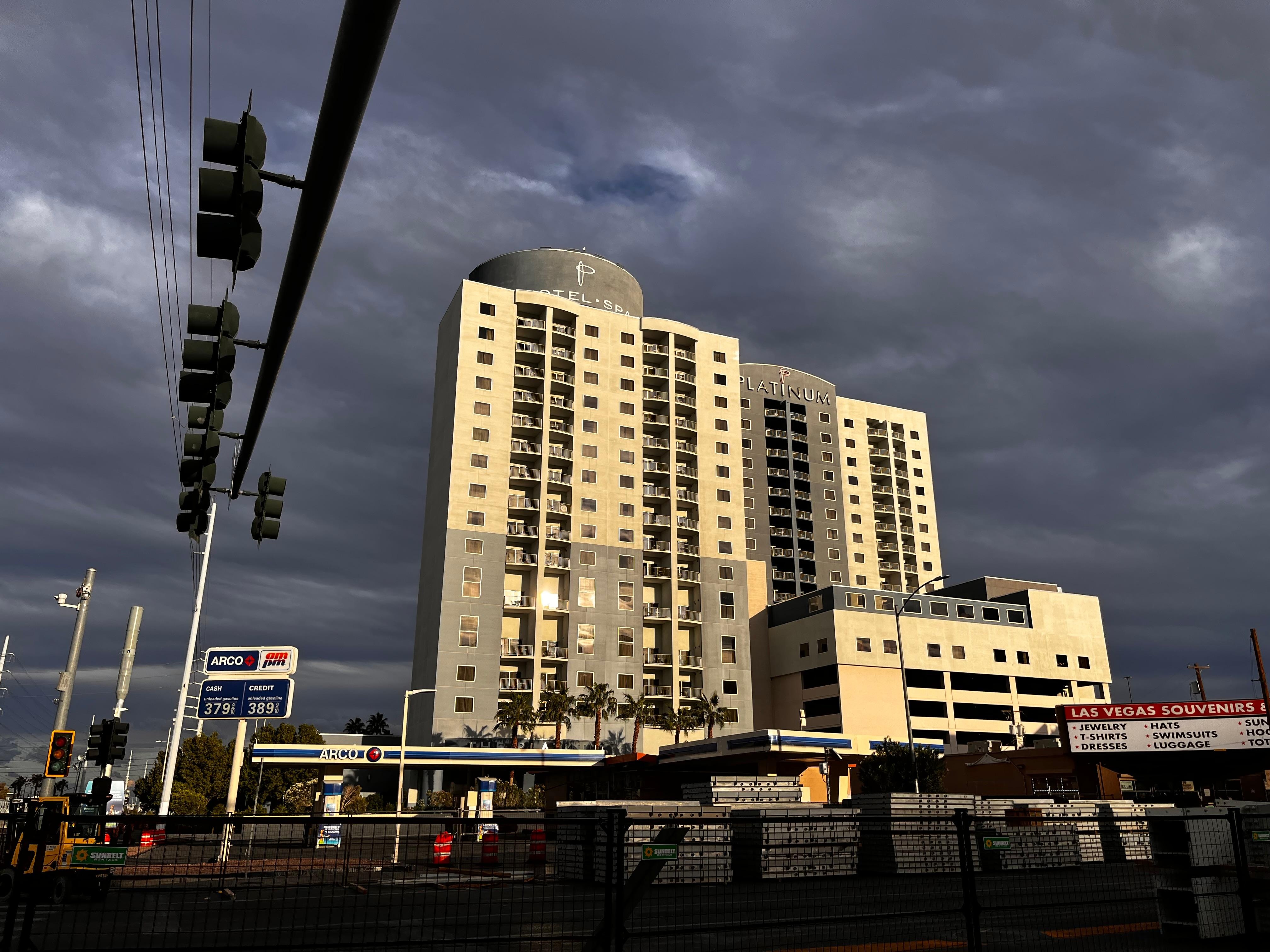 Platinum hotel from the street