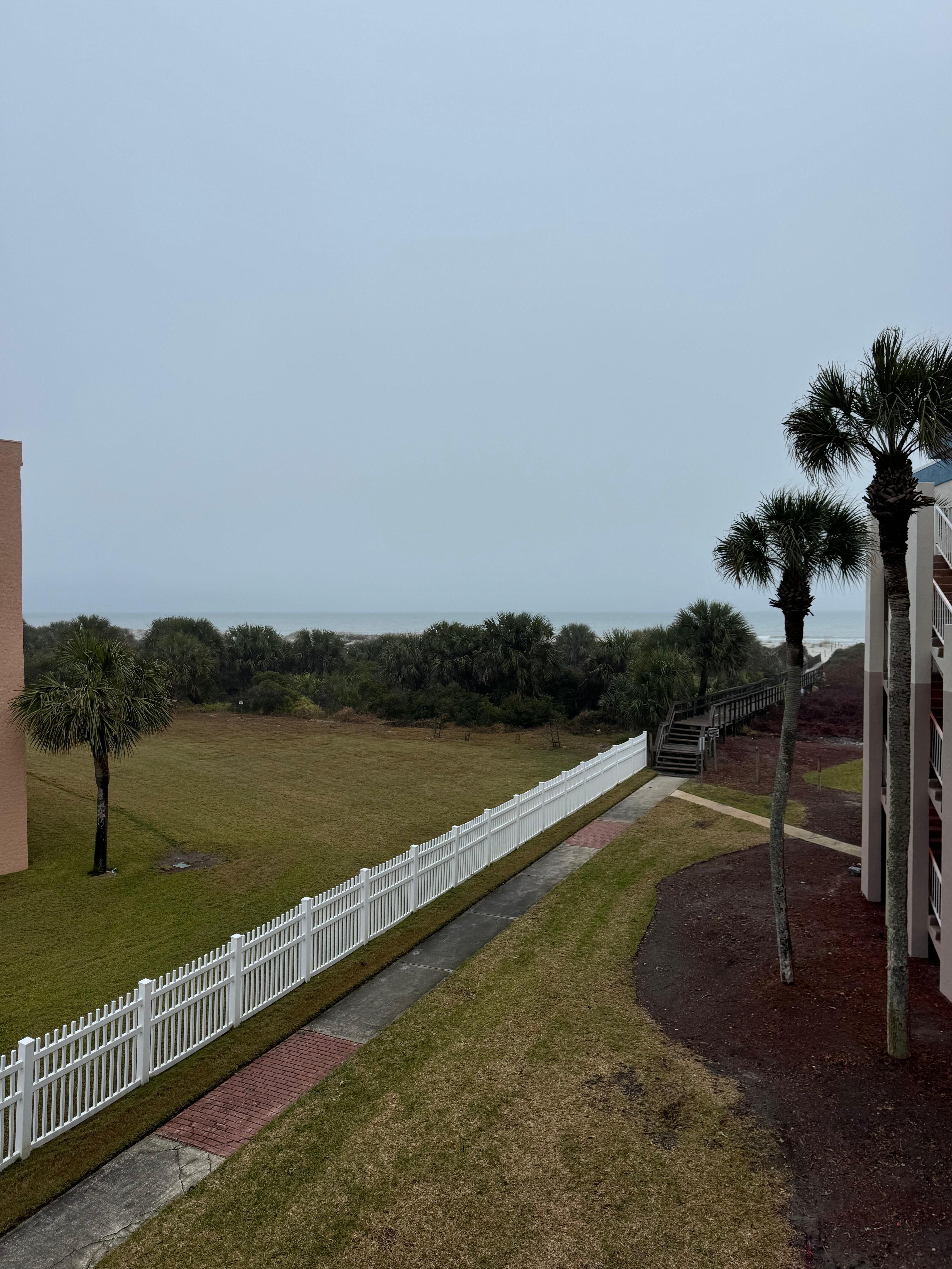 View from our balcony 