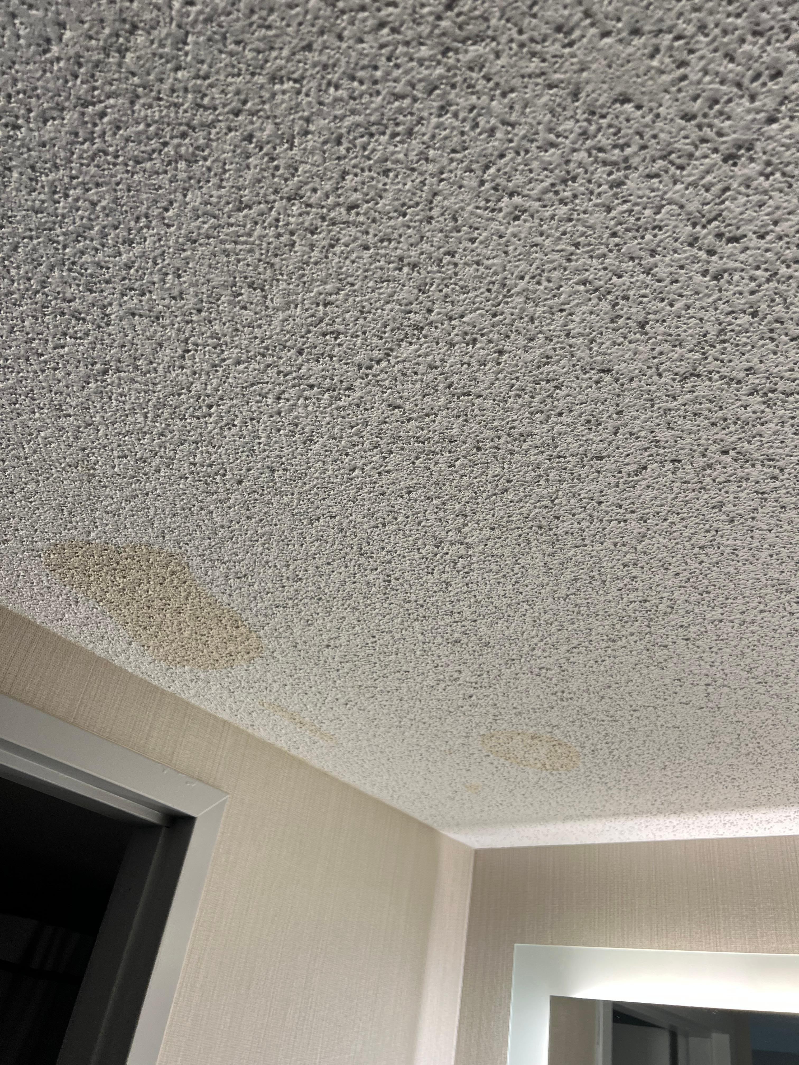 Water damaged ceilings