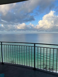 View from balcony.