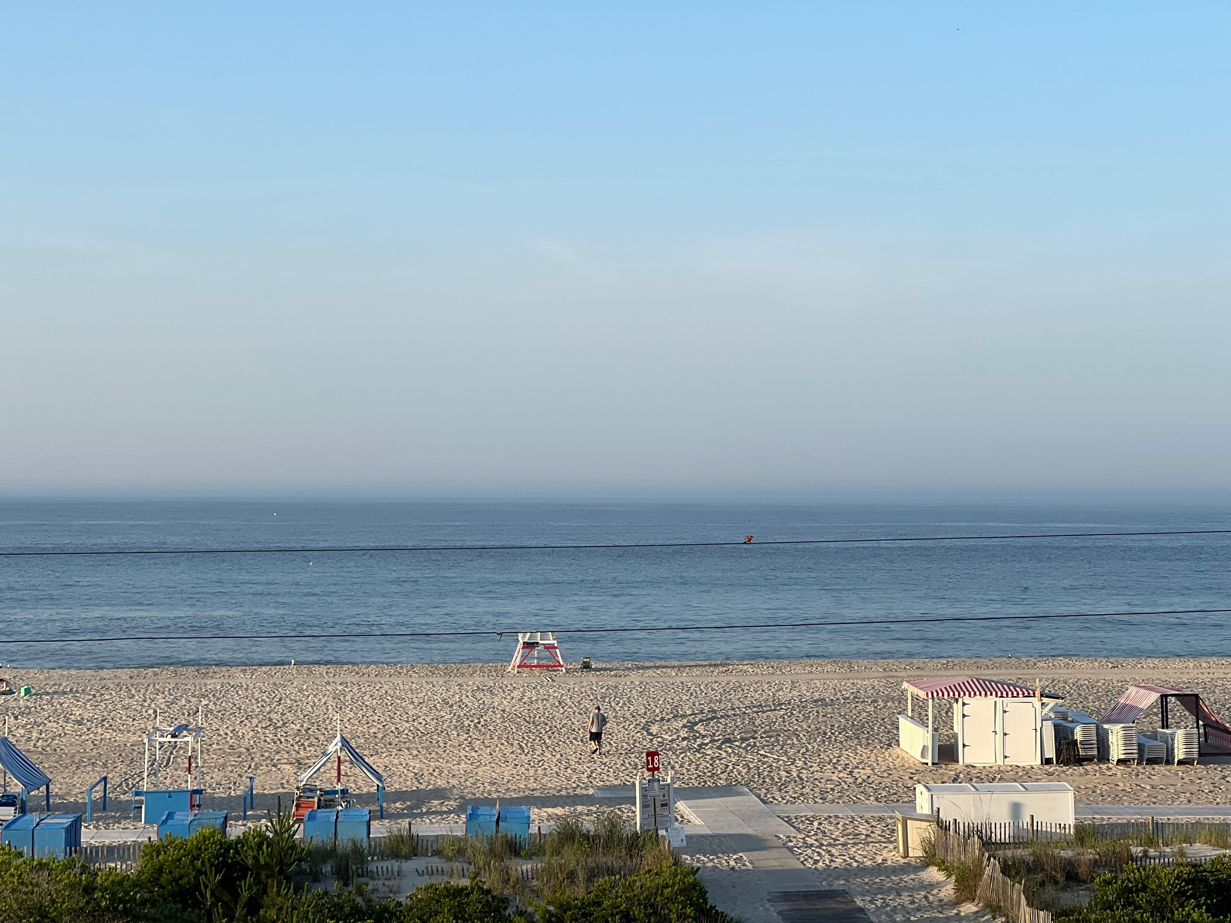 View from our private balcony