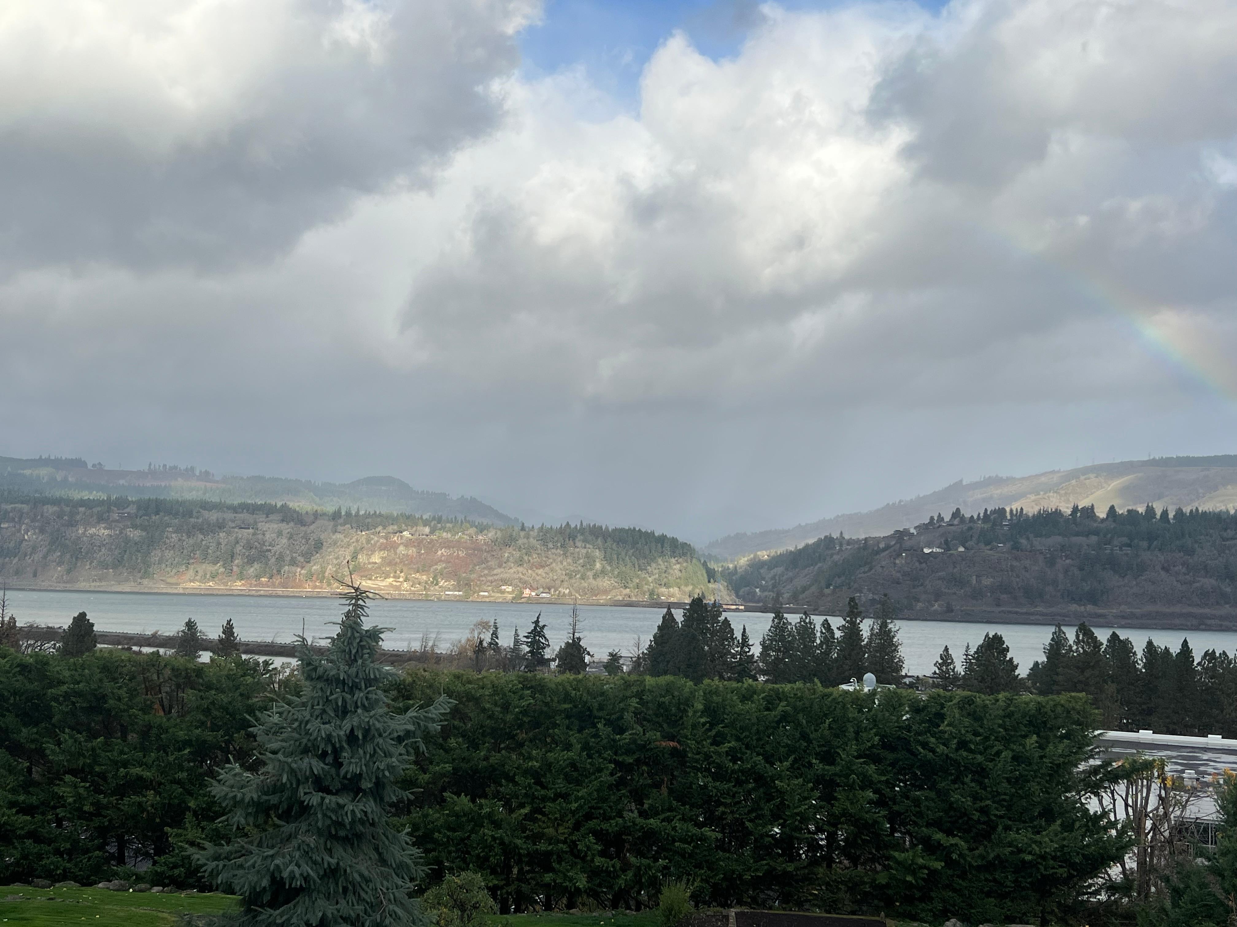 View from the back porch.