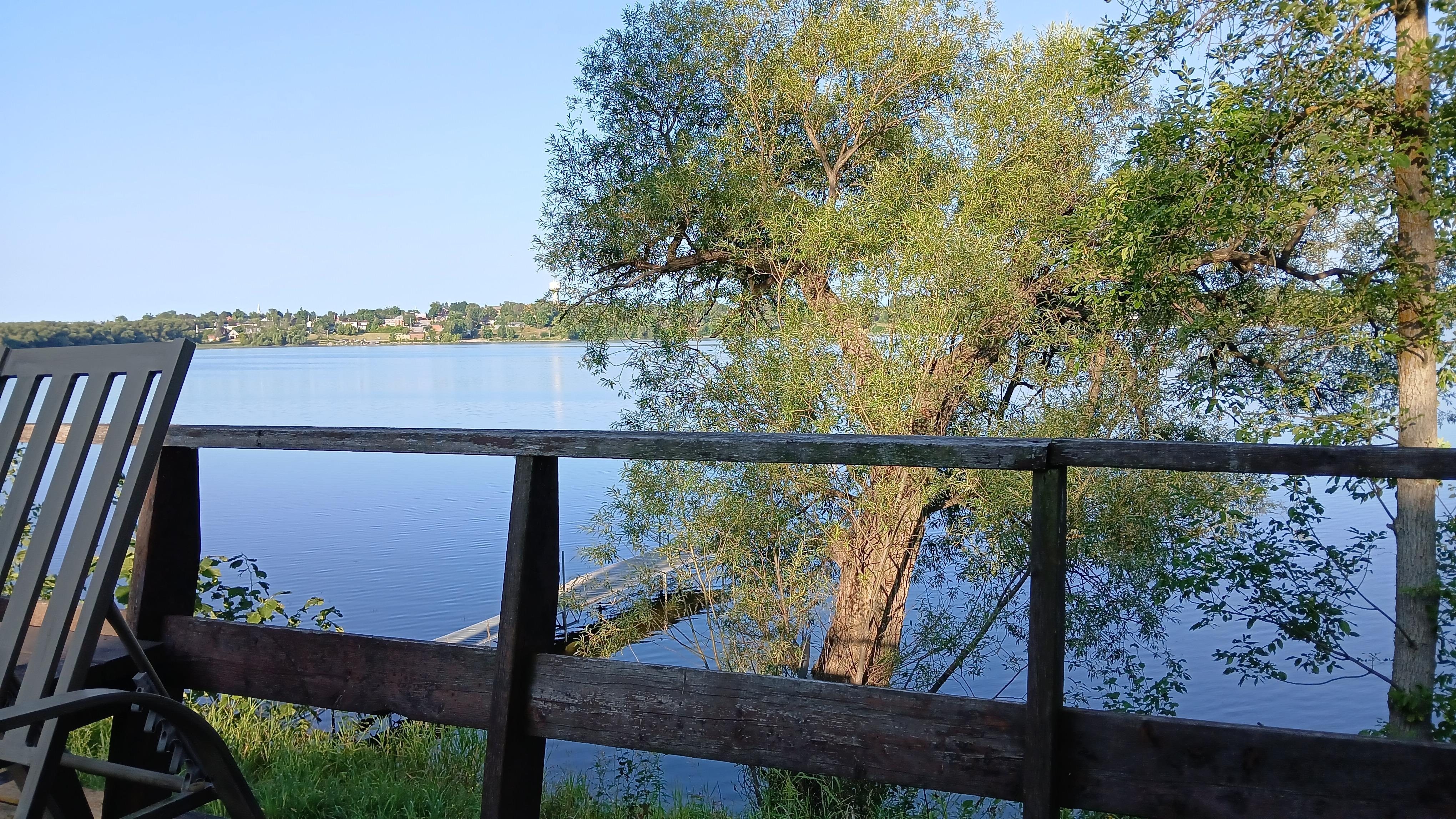 Morning tea on the deck