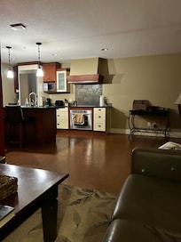 Roomy living area