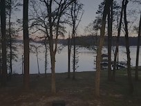 Sunset view from the back porch.