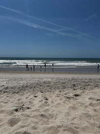 The beach is a hop skip & a jump away