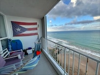 The balcony is so amazing.