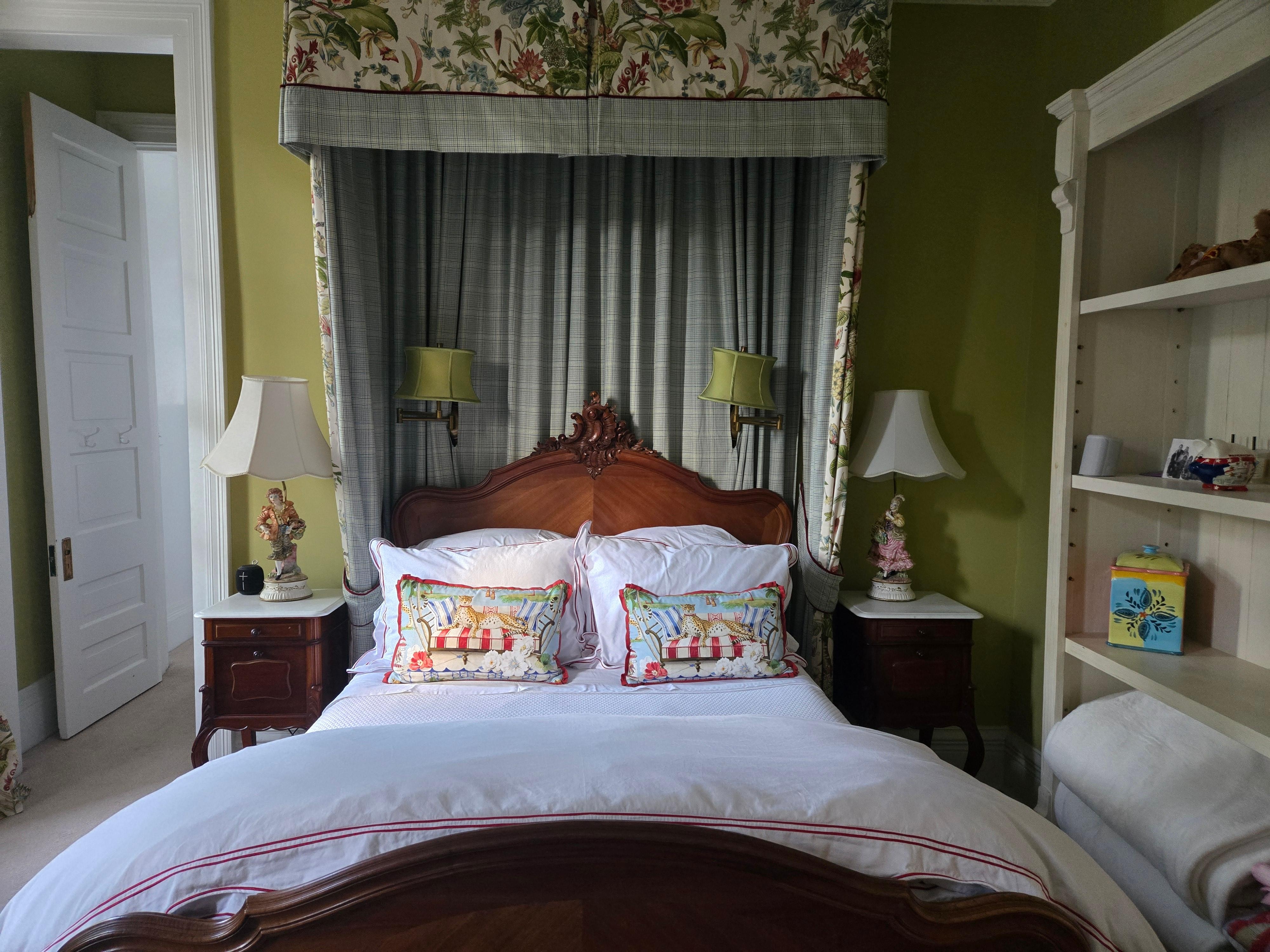 One of the bedrooms, with en suite