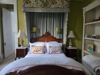 One of the bedrooms, with en suite