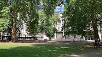 Kleiner Park vorm Quartier
