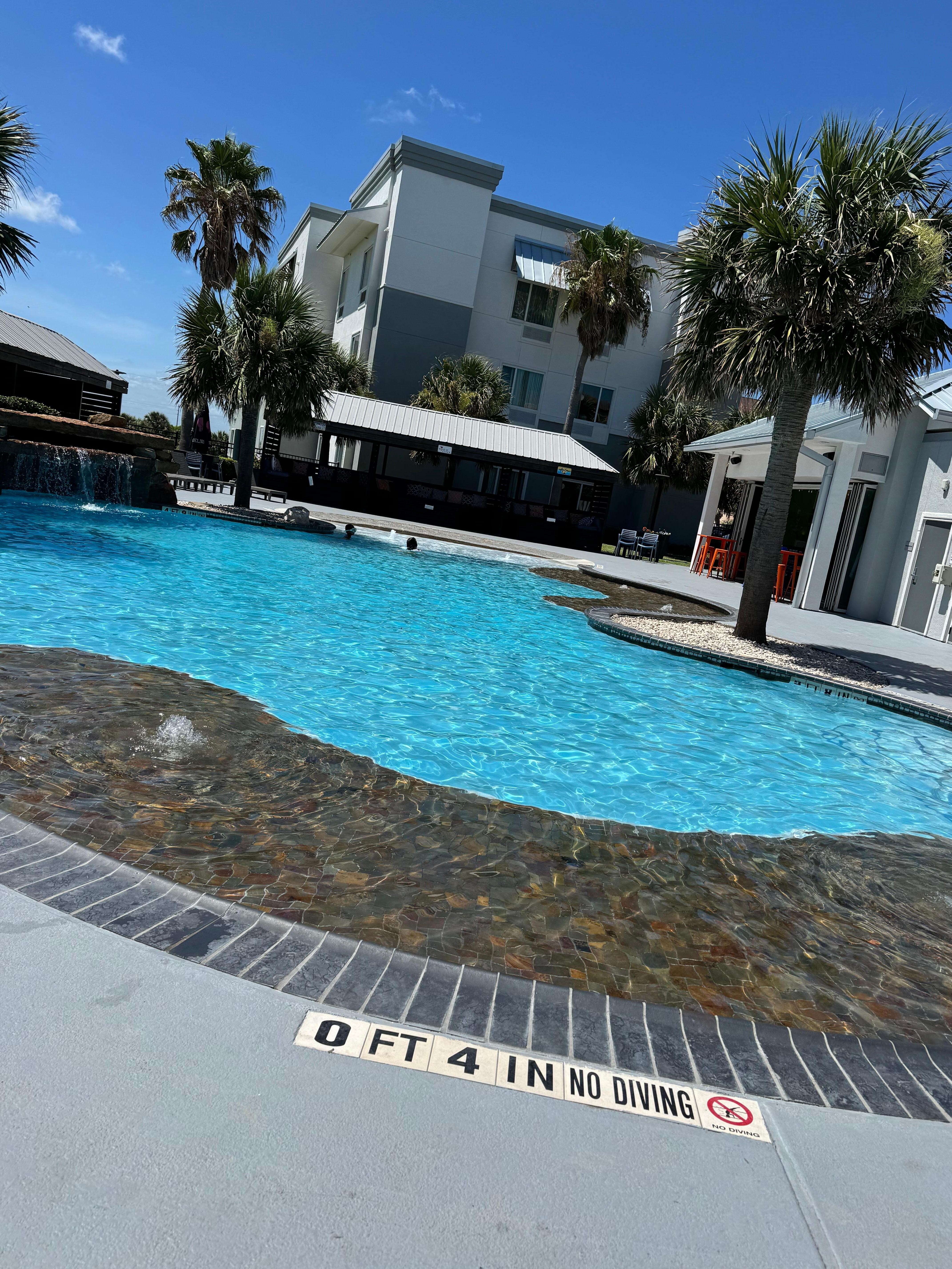 The pool 