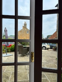 Lovely view from every window! This is from our breakfast table in the dinning area.