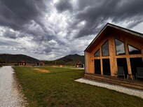 View from driveway
