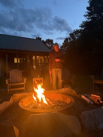 The evening firepit