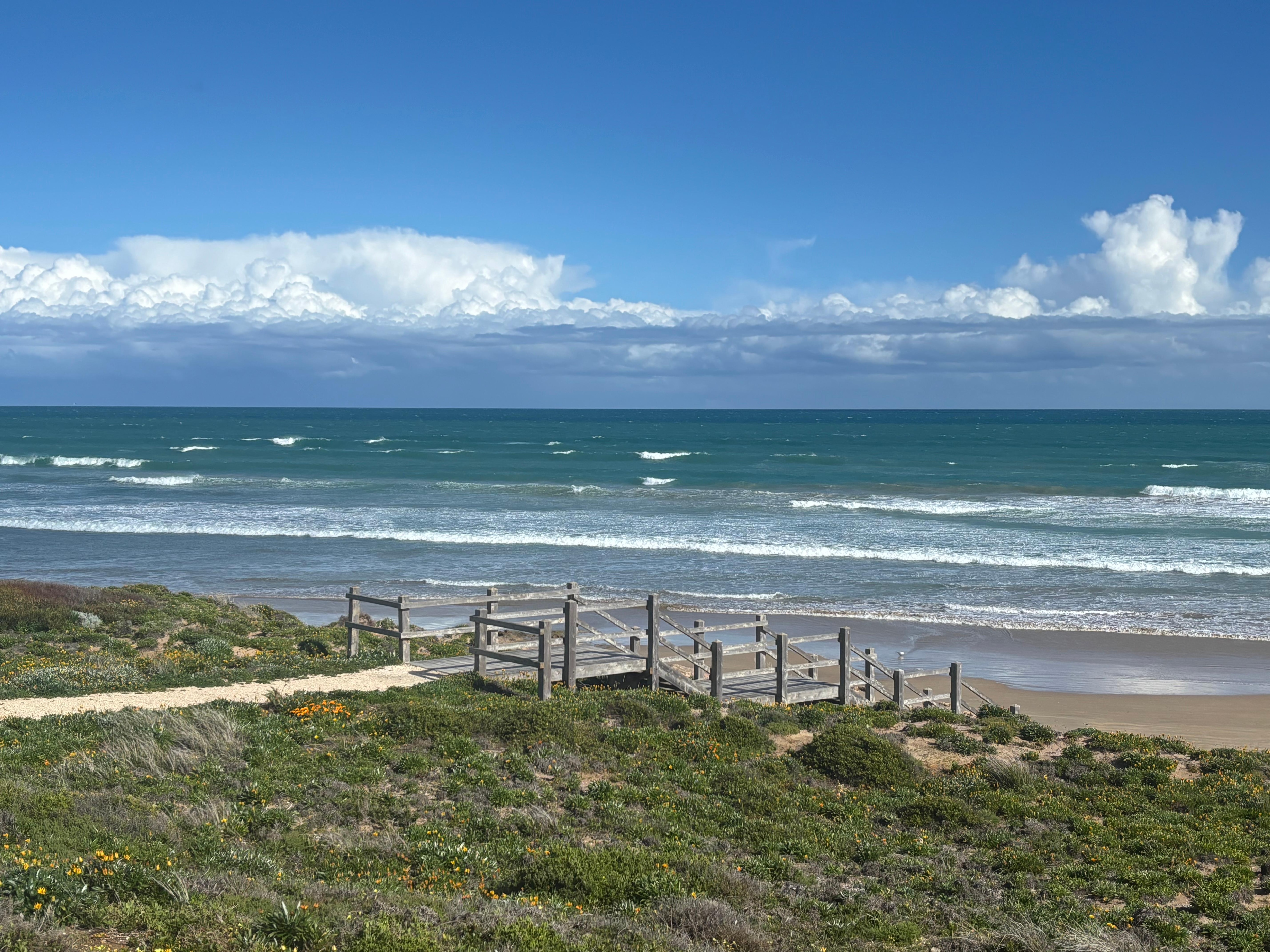 Close up of our view