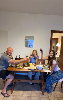 Dinner in the apartment!