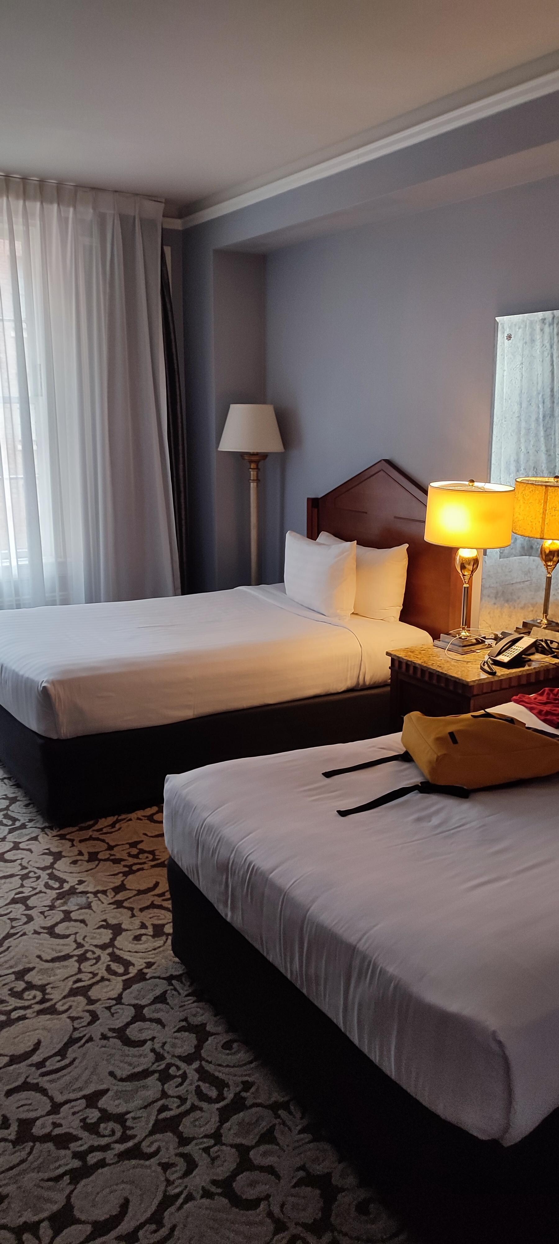 Really comfy room. (Beware, no overhead lights)