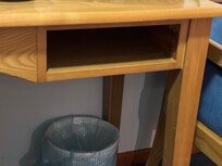 Desk without a drawer
