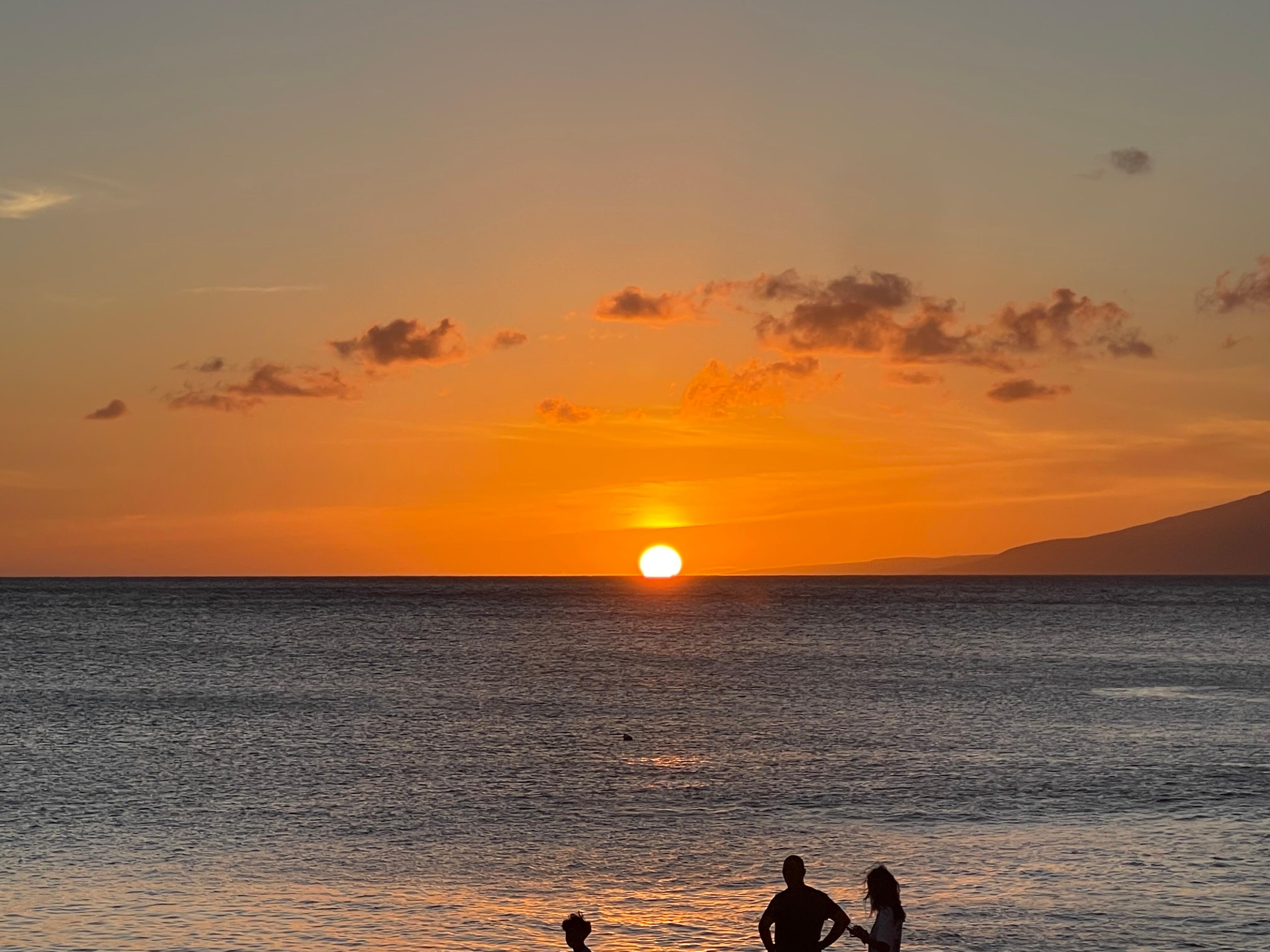 Different, mind blowing sunset every night from the lanai. 