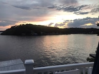 Sunset from the balcony