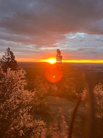 At the top of the incline on 9/11 as the sun rose