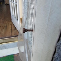 Kitchen screen door