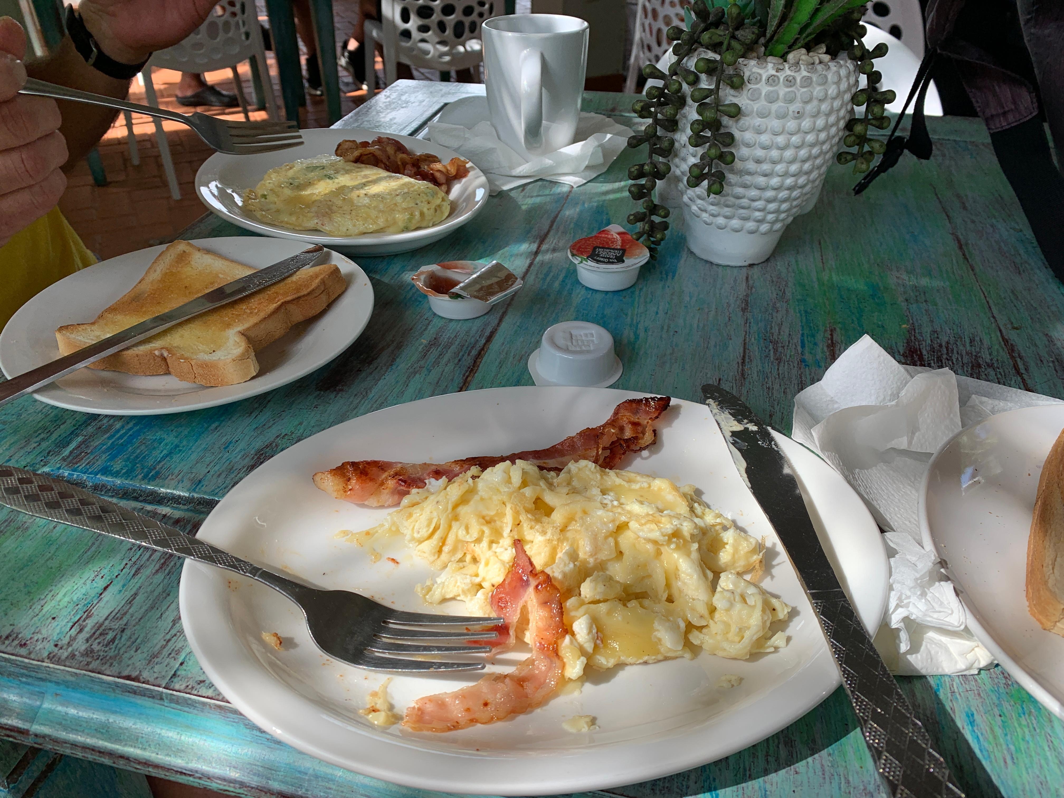 Breakfast ( also nice music playing in breakfast area another nice touch)