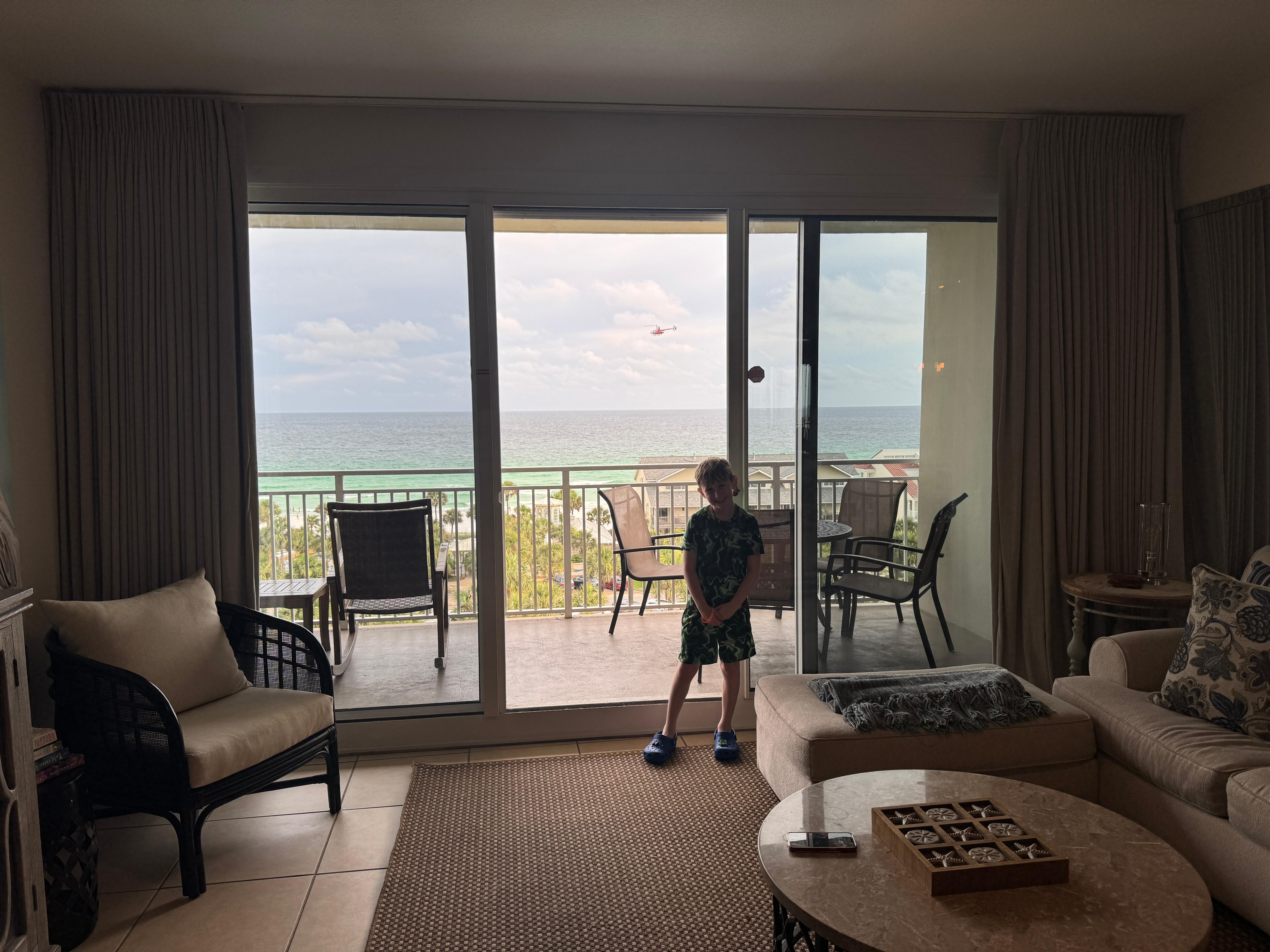 View from living room.