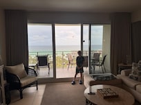 View from living room.