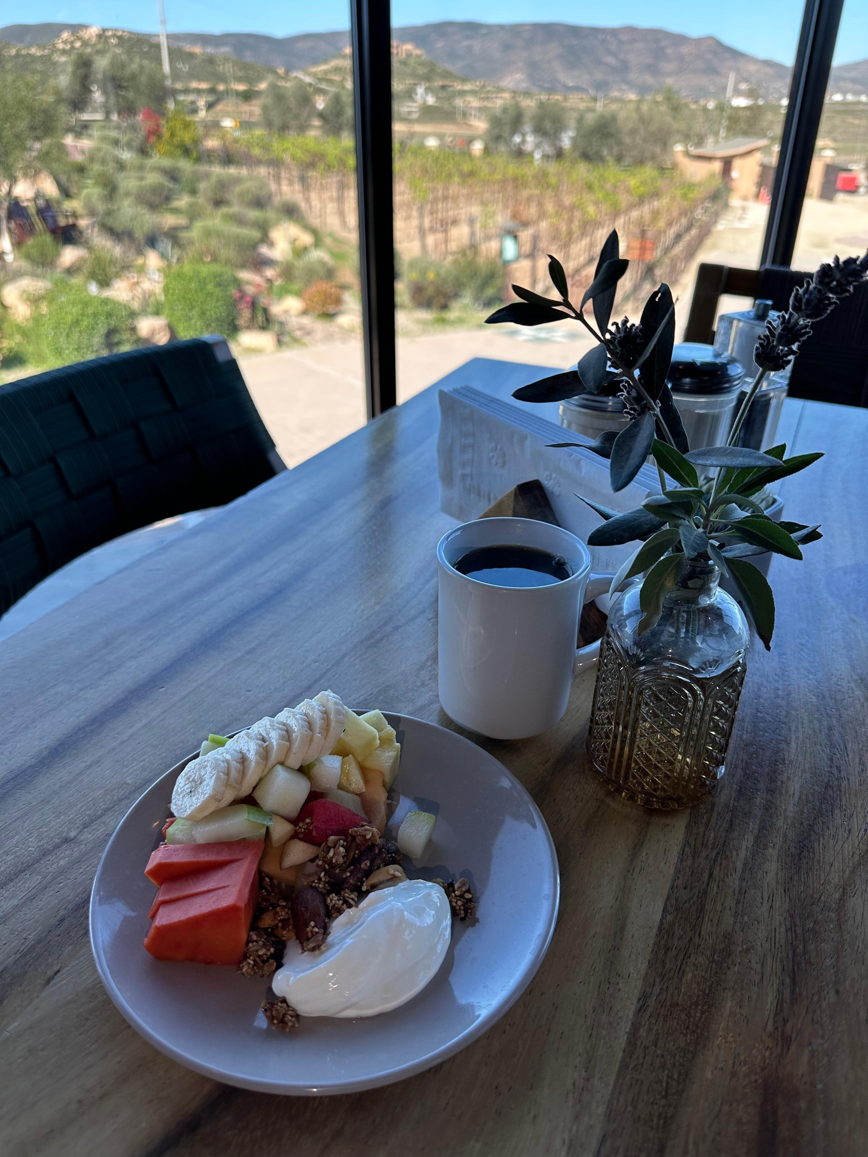 Breakfast at Salvia Blanca 