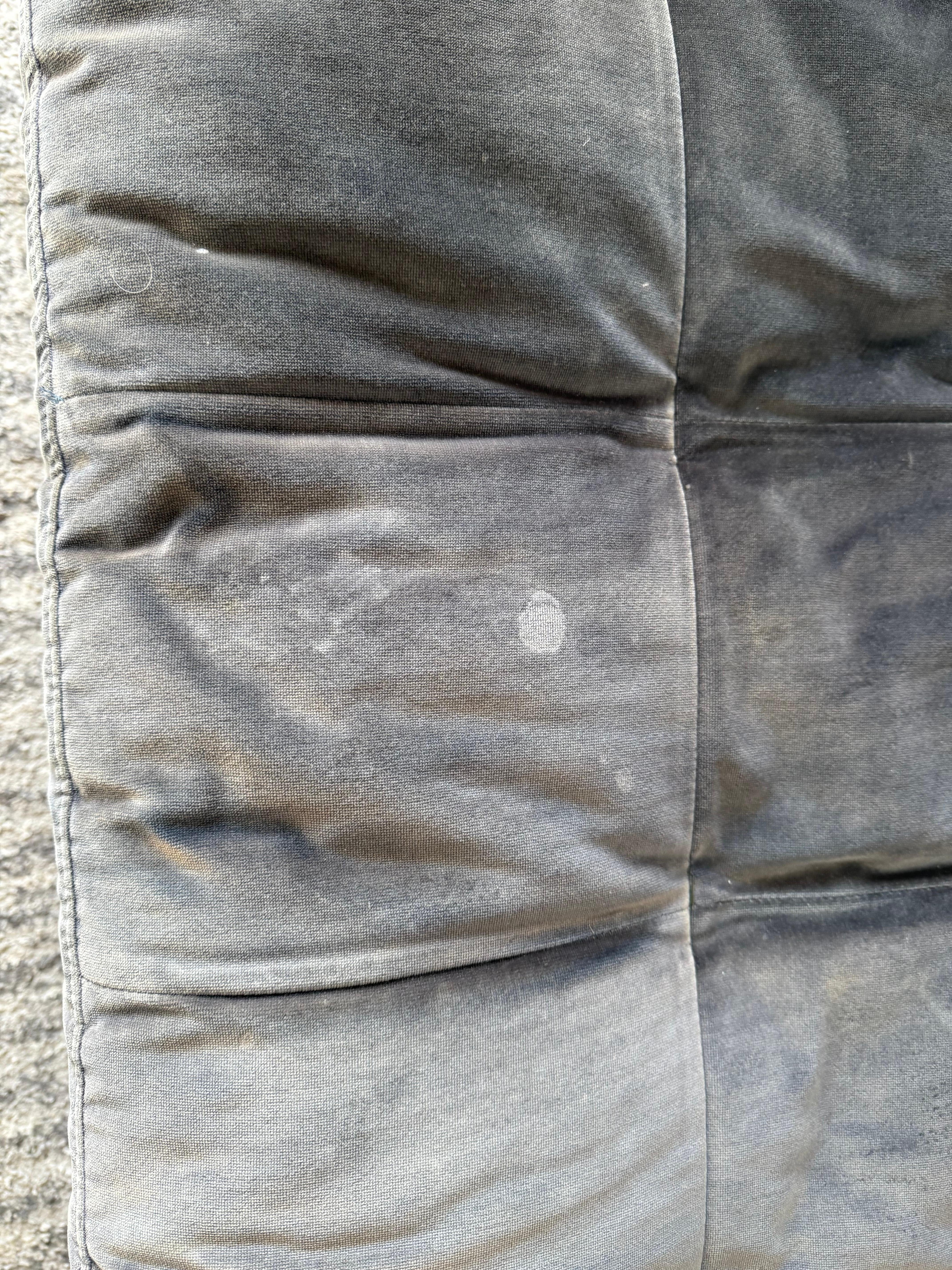 Stains on couch.