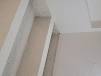 They have never dusted or cleaned the ceilings inside the rooms.