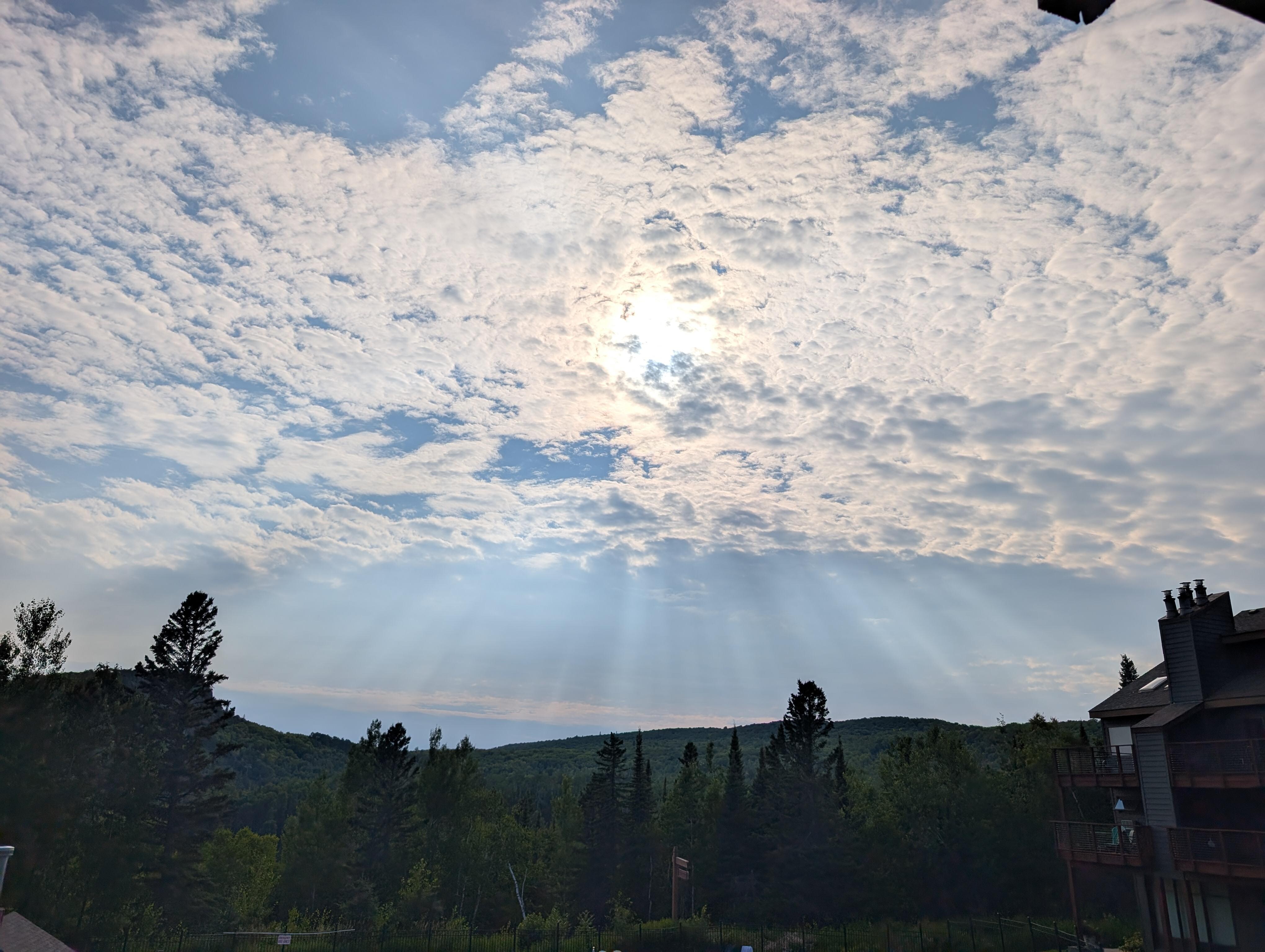 View from our balcony.