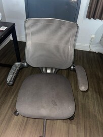 Dirty and broken chair