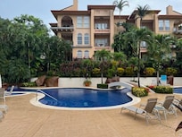 Pool behind the condo