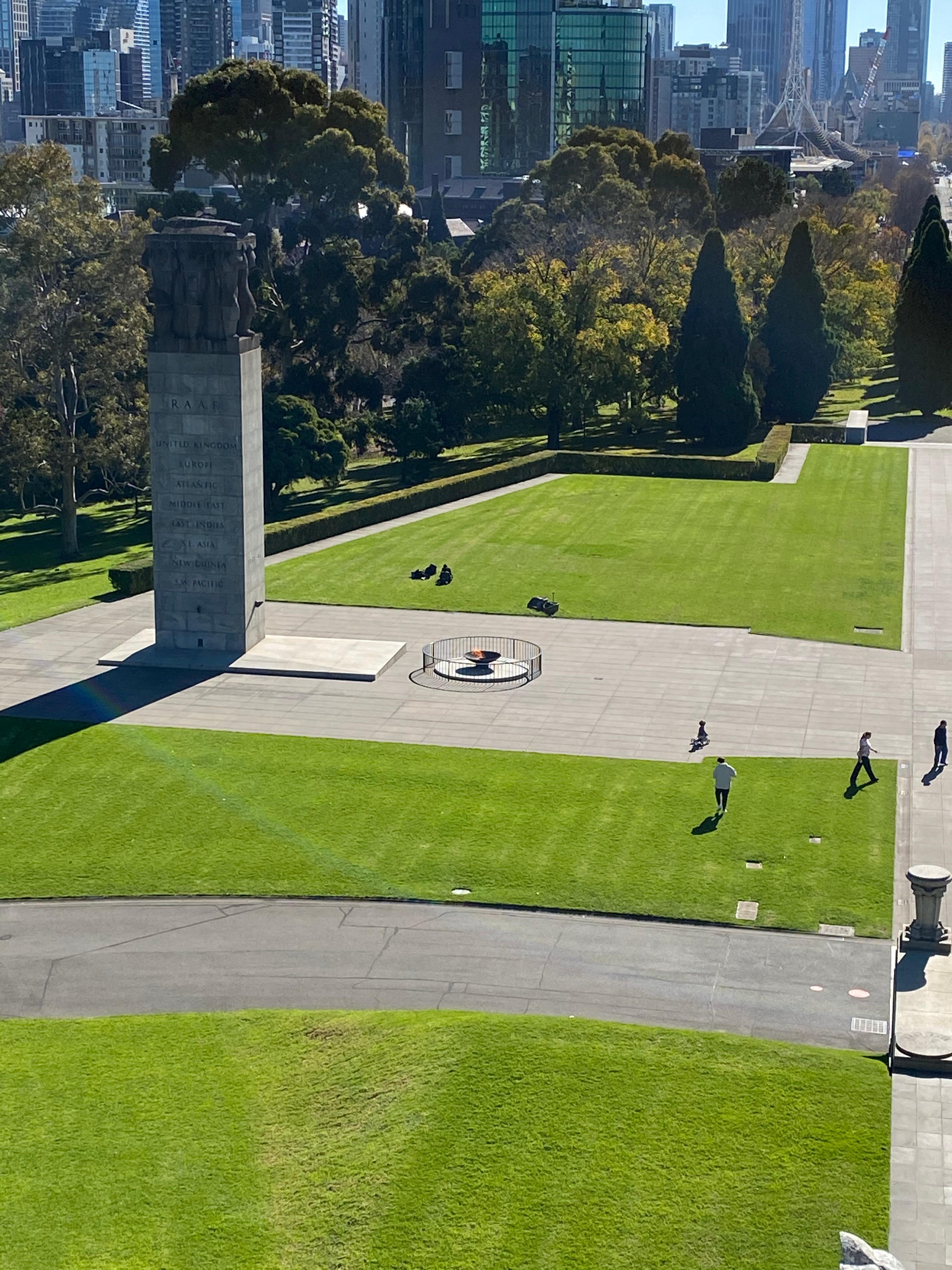 The shrine of remembrance 