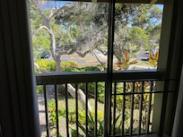 View from upstairs bedroom