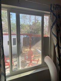 Portable AC unit that can’t be used without hot air coming back into house
