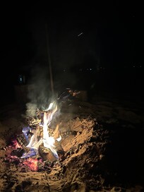 Bonfire on the beach