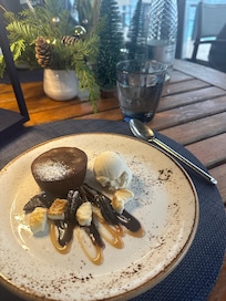 The dessert was even better! Chocolate lava cake for the win!