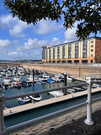 Hotel by the harbour and bay