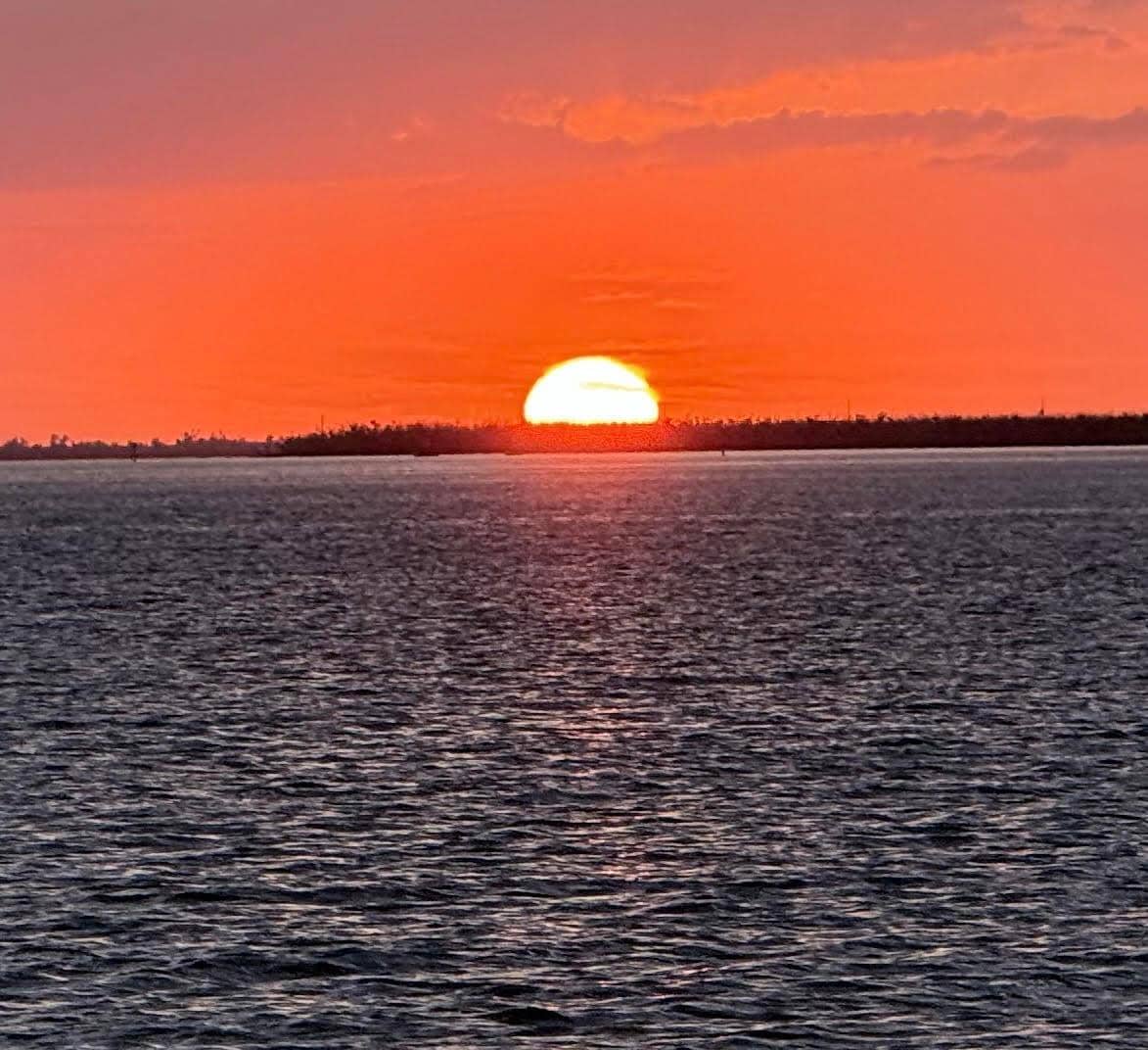 Sunset from Tarpon Bay Marina