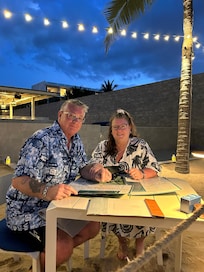 Outside dining