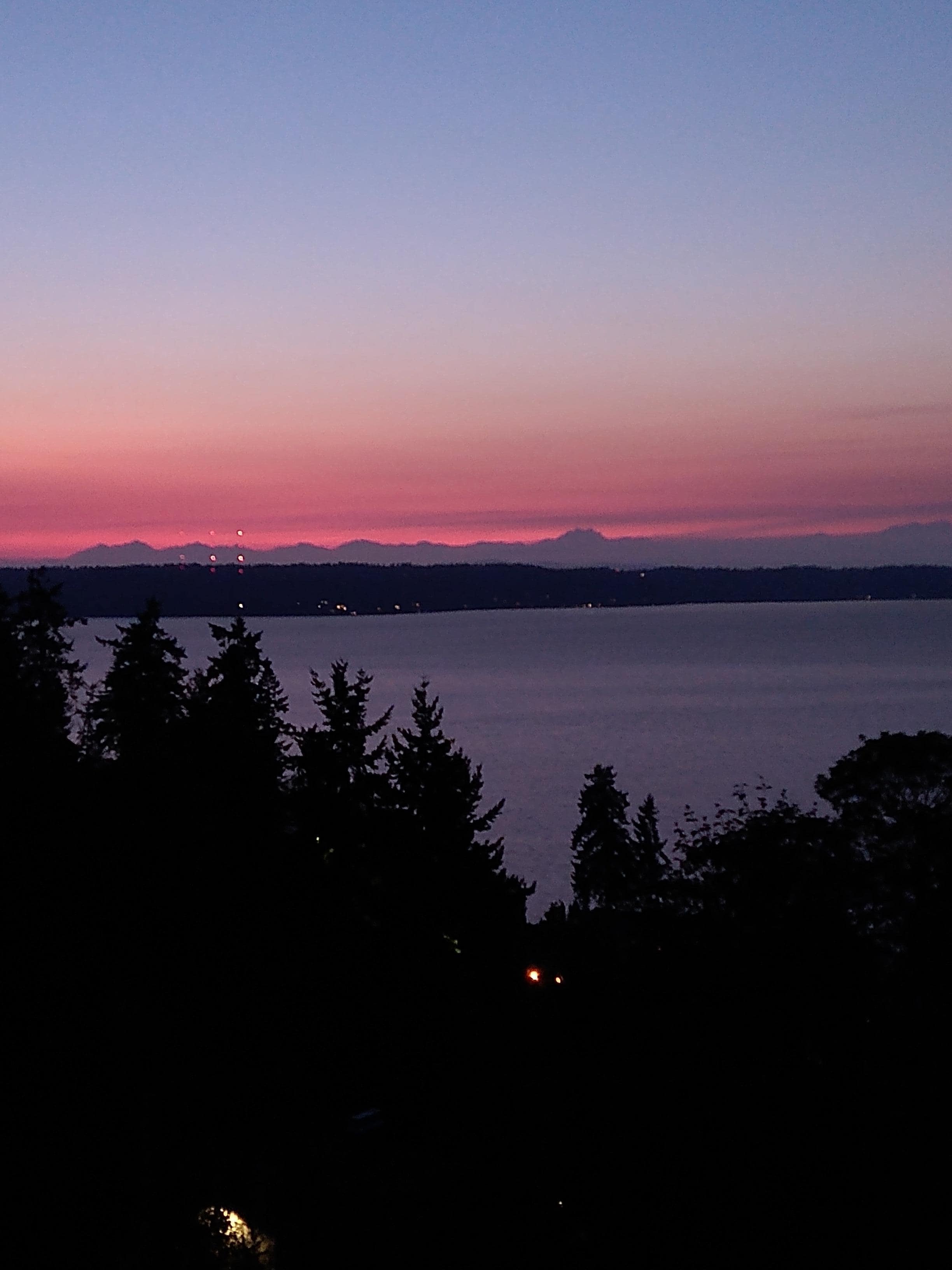 Sunset from our patio