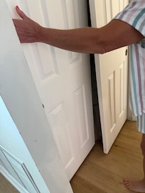 broken closet door